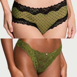 NWT Victoria's Secret Large Underwear Bundle - 2 pairs [Brazilian and cheeky]